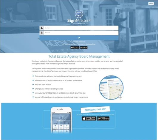 SignMaster website screenshot