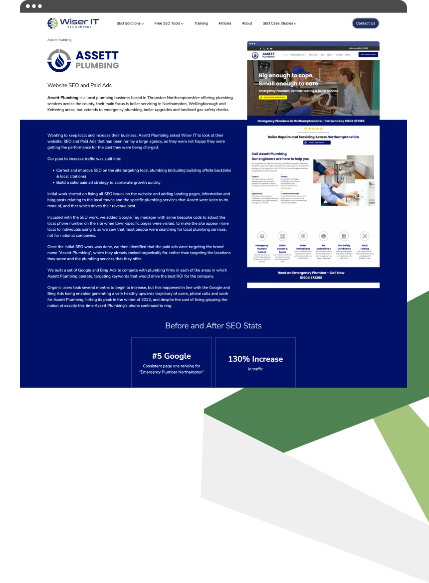 Wiser IT Website Screenshot
