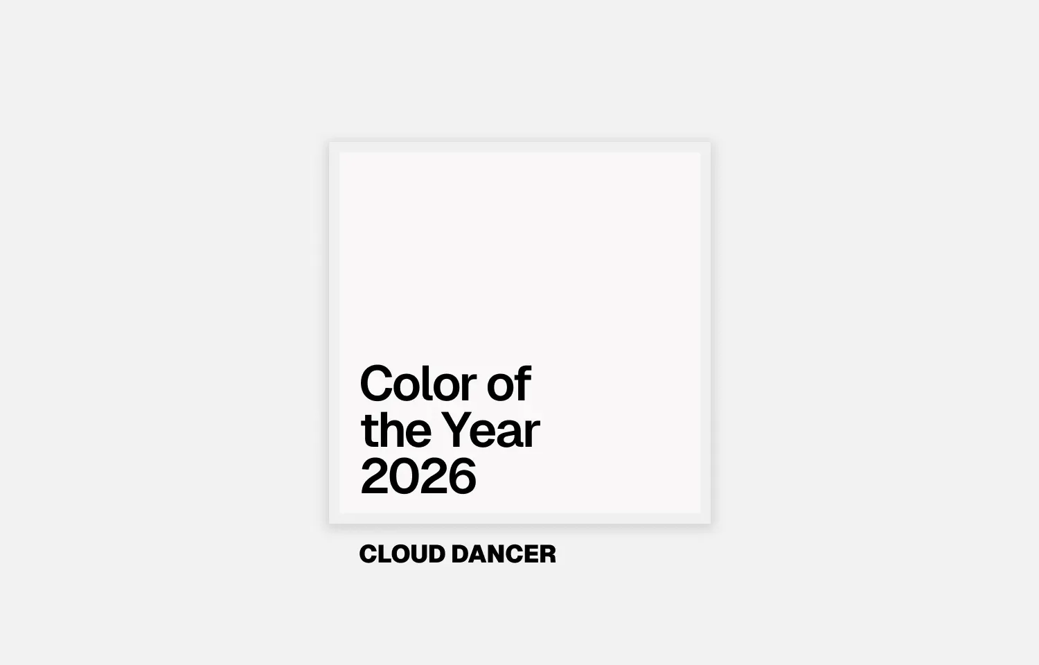 Pantone Color of the Year 2026 - Or Is It?